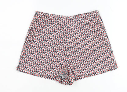 Zara Women's XS Multicoloured Geometric Shorts
