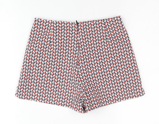 Zara Women's XS Multicoloured Geometric Shorts
