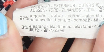 Zara Women's XS Multicoloured Geometric Shorts