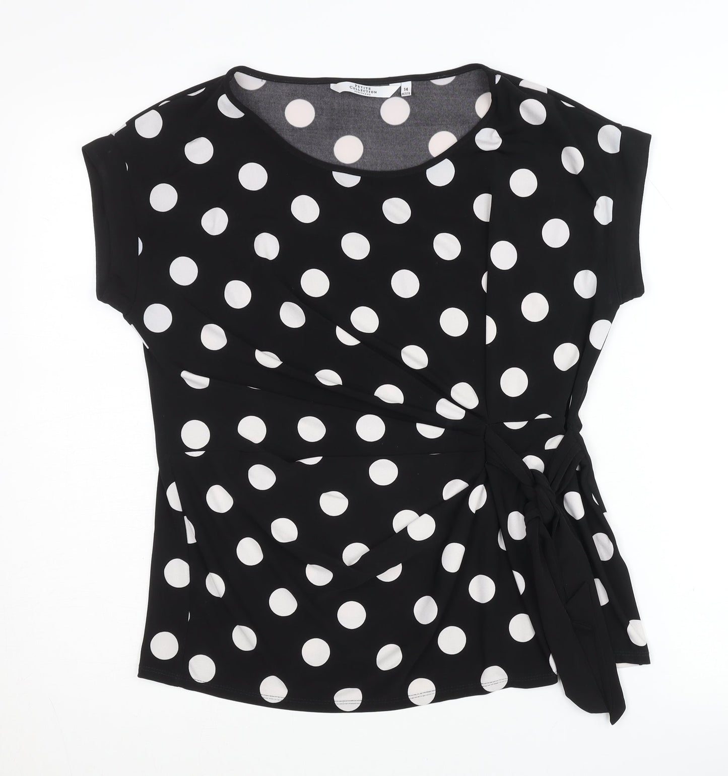 Womens UK Size 14 Debenhams Black  Blouse
