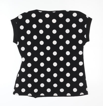 Womens UK Size 14 Debenhams Black  Blouse