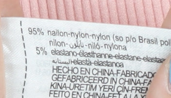 Zara Women's Pink XS Bodysuit, Sleeveless Knit