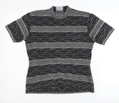 Womens UK Size 14 Wallis Black Basic Blouse