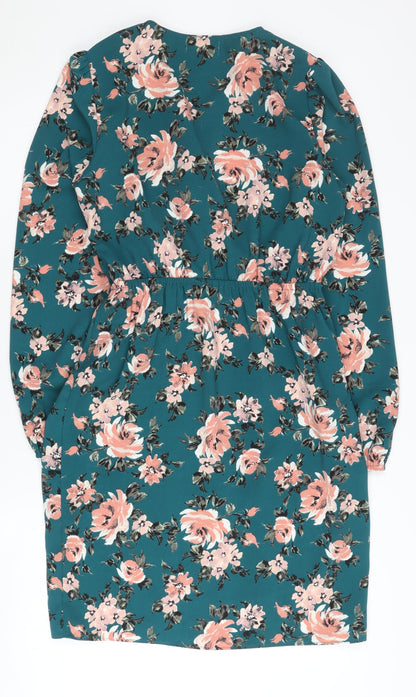 Apricot Women's Floral Wrap Dress Multicolour Size 10