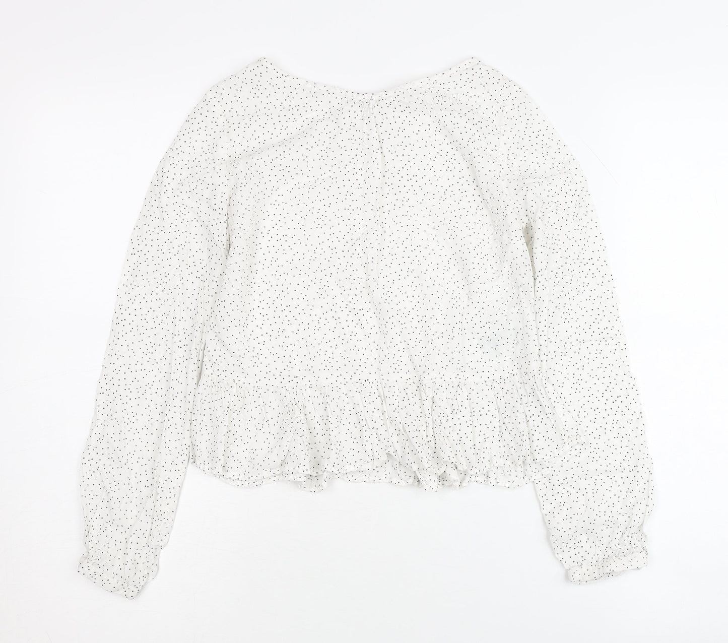 Womens UK Size 14 H&M White  Blouse