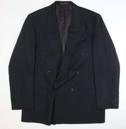 Mens UK Size 42 Marks and Spencer Regular Black Suit Jacket