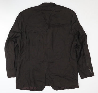 Mens UK Size 46 Linea Regular Brown Suit Jacket