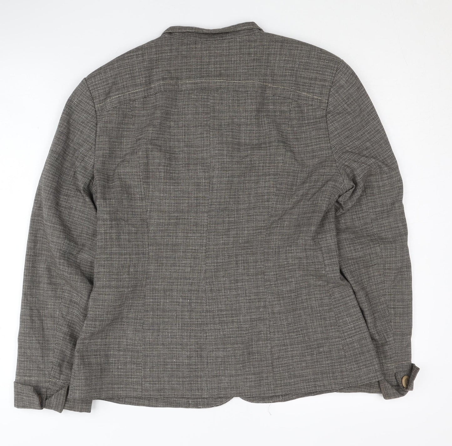 Womens UK Size 12 Debenhams Grey Basic Jacket
