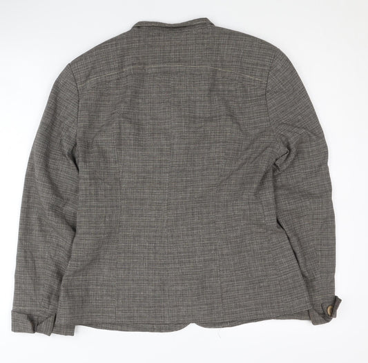 Womens UK Size 12 Debenhams Grey Basic Jacket