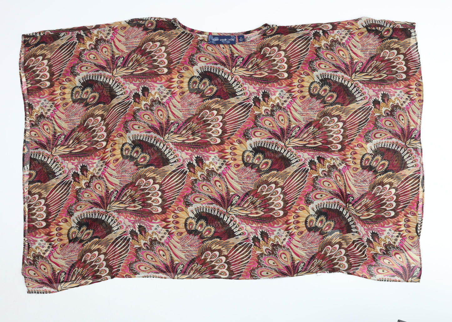 Womens UK Size XS Susan Graver Multicoloured  Blouse