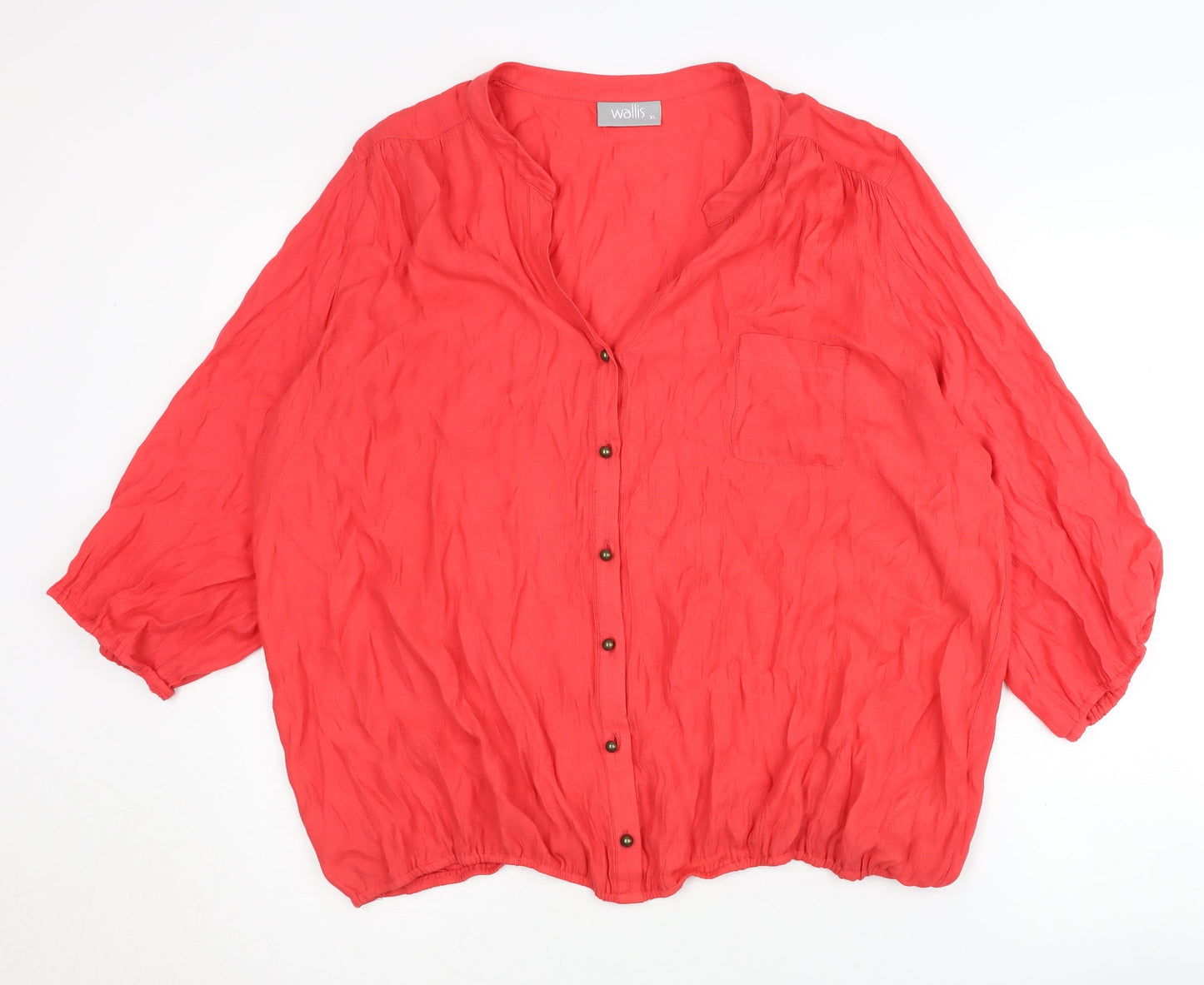 Womens UK Size XL Wallis Red  Blouse
