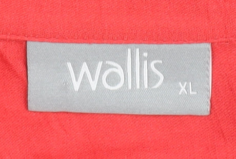 Womens UK Size XL Wallis Red  Blouse