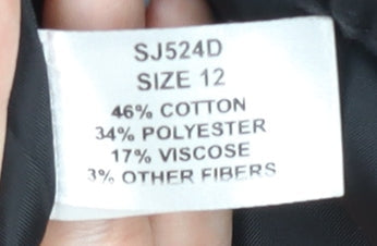 OFFshoot Black Women's Blazer Size 12 Long Sleeve