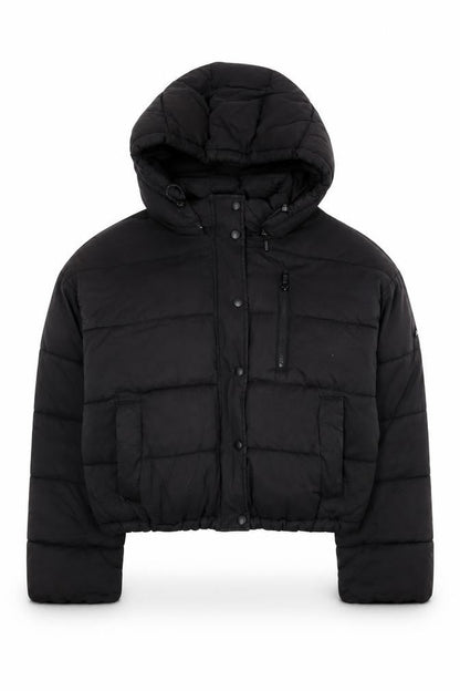Urban Outfitters Women's Black Puffer Jacket L
