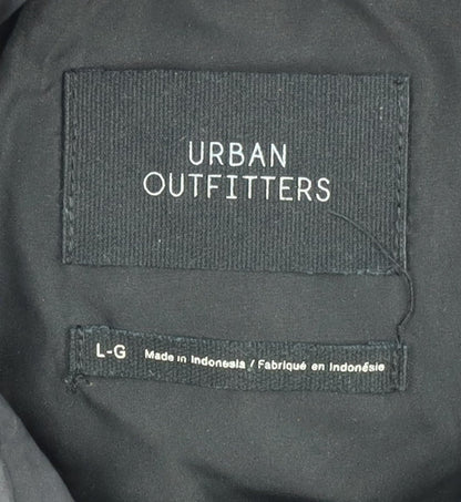 Urban Outfitters Women's Black Puffer Jacket L