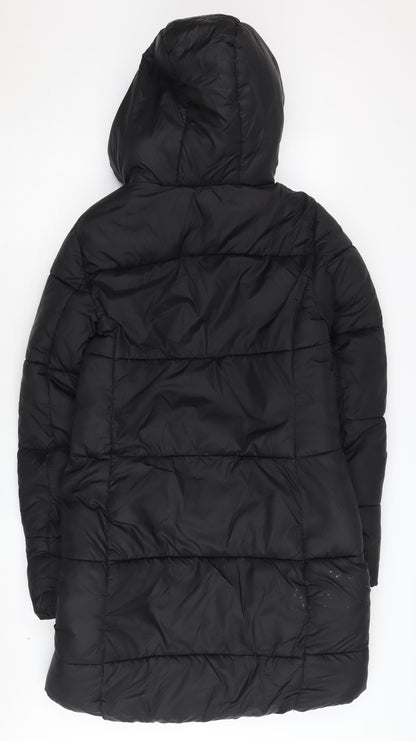 Womens UK Size XS H&M Black Puffer Jacket