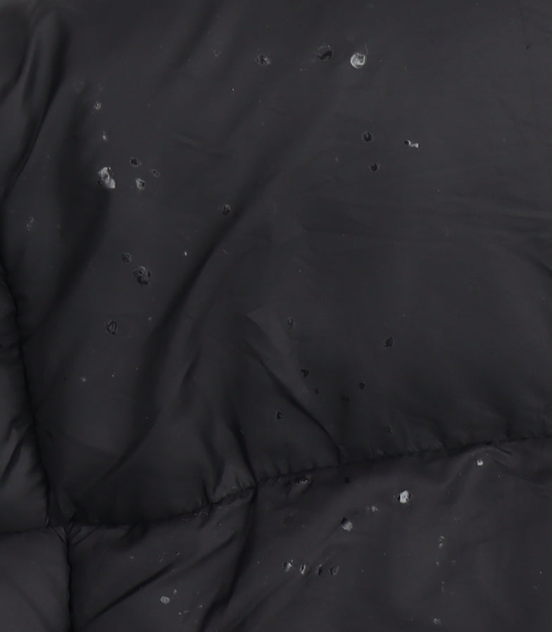 Womens UK Size XS H&M Black Puffer Jacket