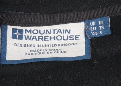 Mountain Warehouse Women's Black Fleece Jacket Size 10