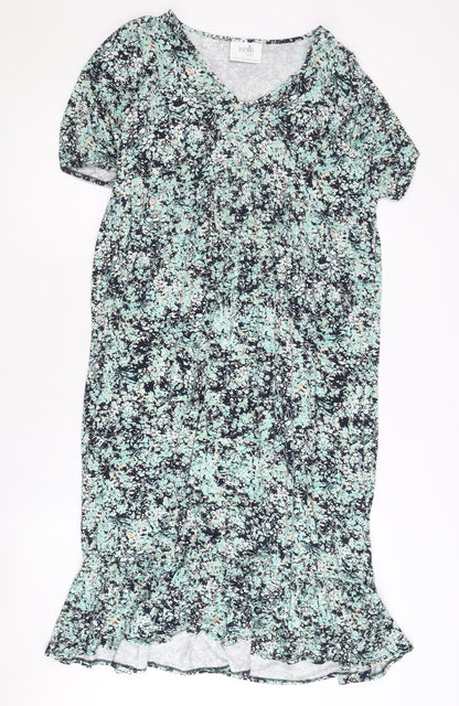 Wallis Floral Multicolour Petite Dress Size 10