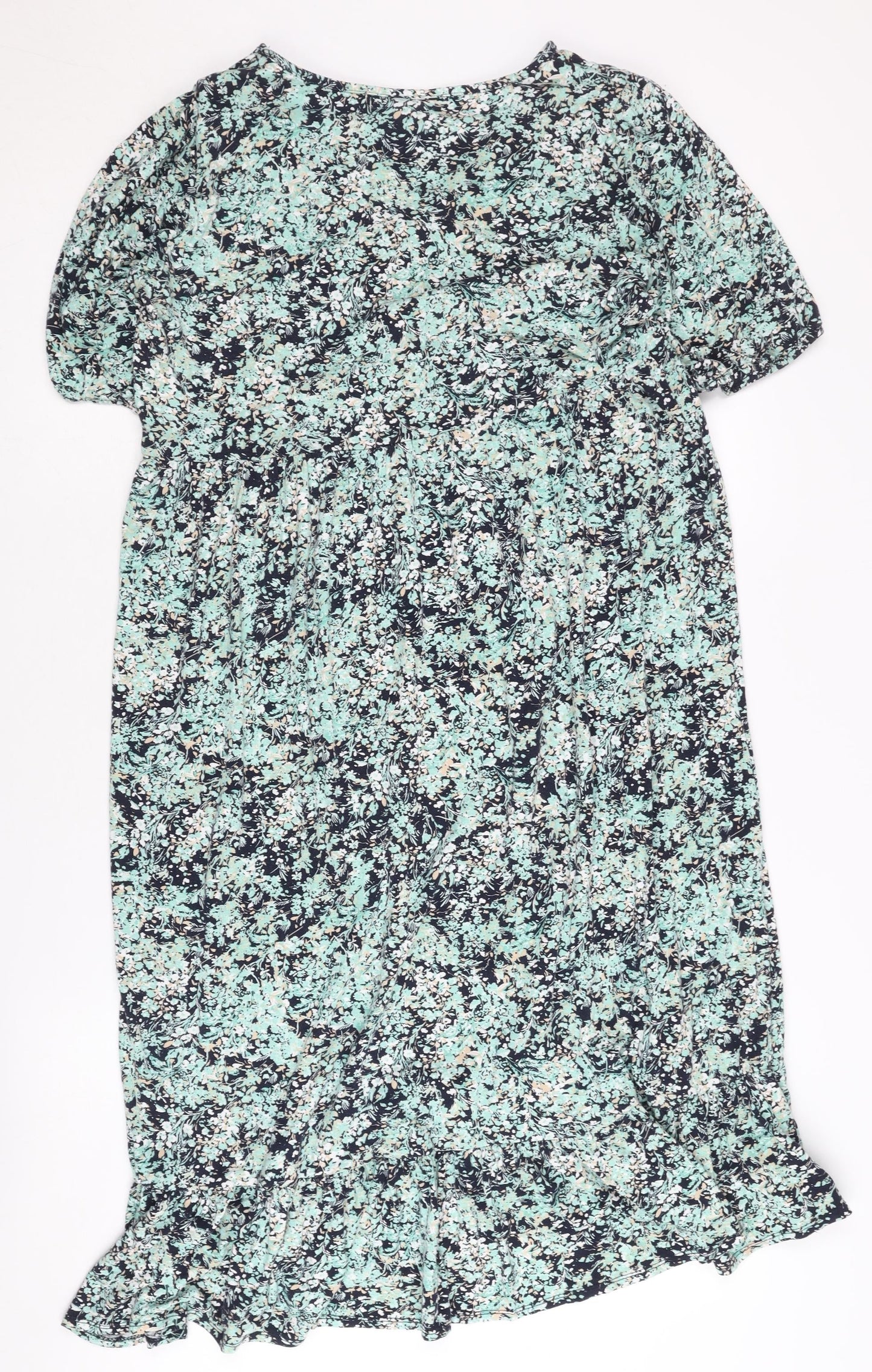 Wallis Floral Multicolour Petite Dress Size 10