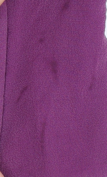 Womens UK Size 14 Warehouse Purple Tunic Blouse