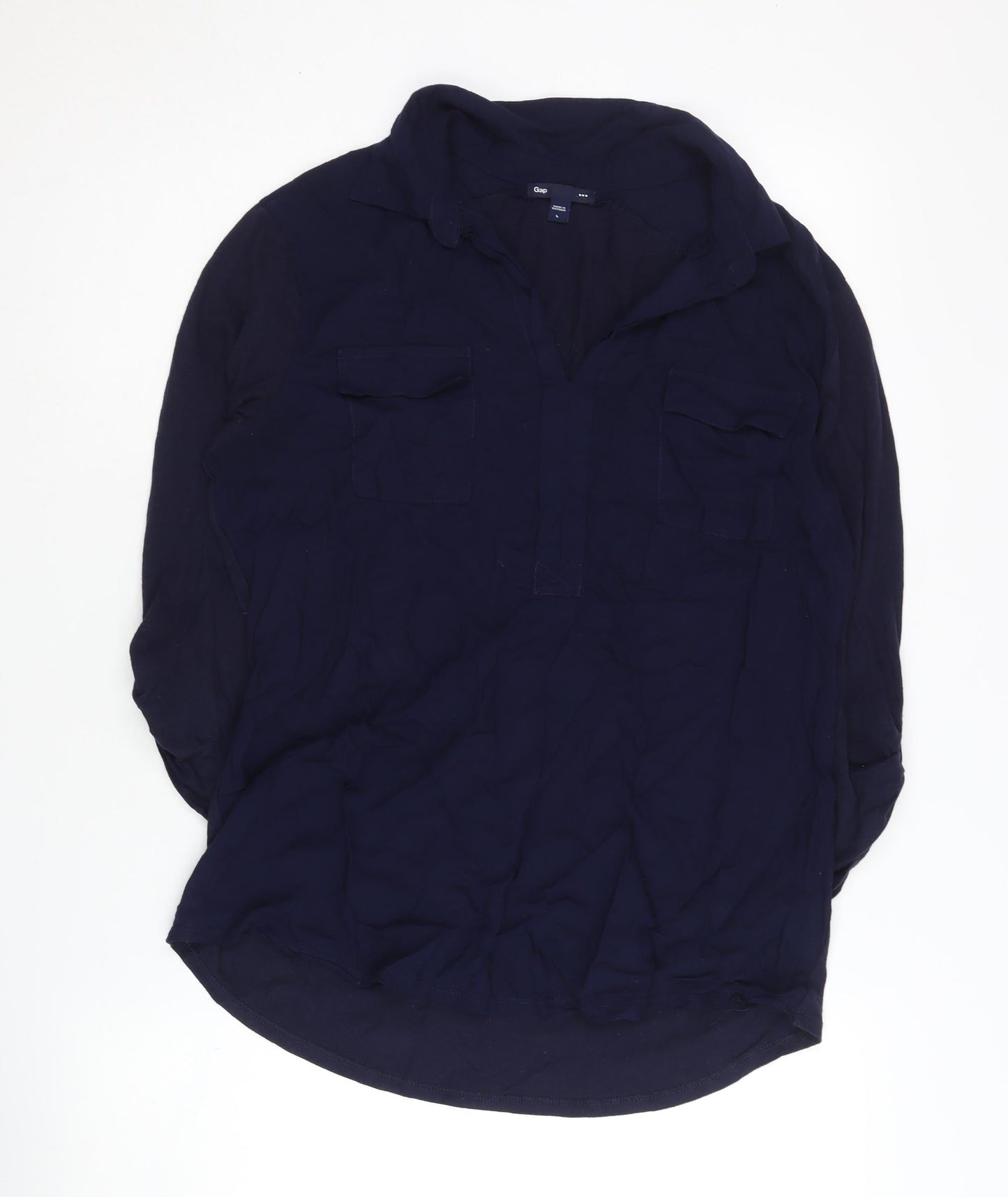 Gap Women's Blue Blouse - Size L