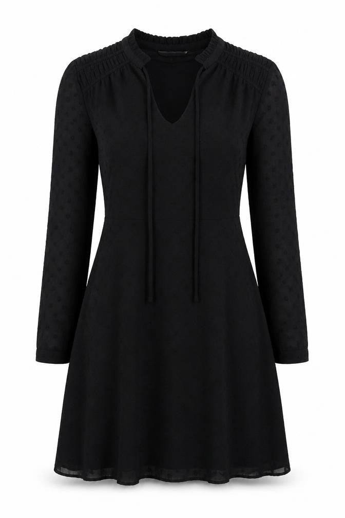 Sosandar Women's Black V-Neck Dress Size 10