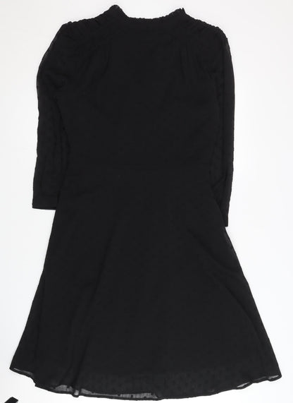 Sosandar Women's Black V-Neck Dress Size 10