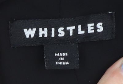 Whistles Women’s Black Slip Dress, Size 12, Party/Cocktail