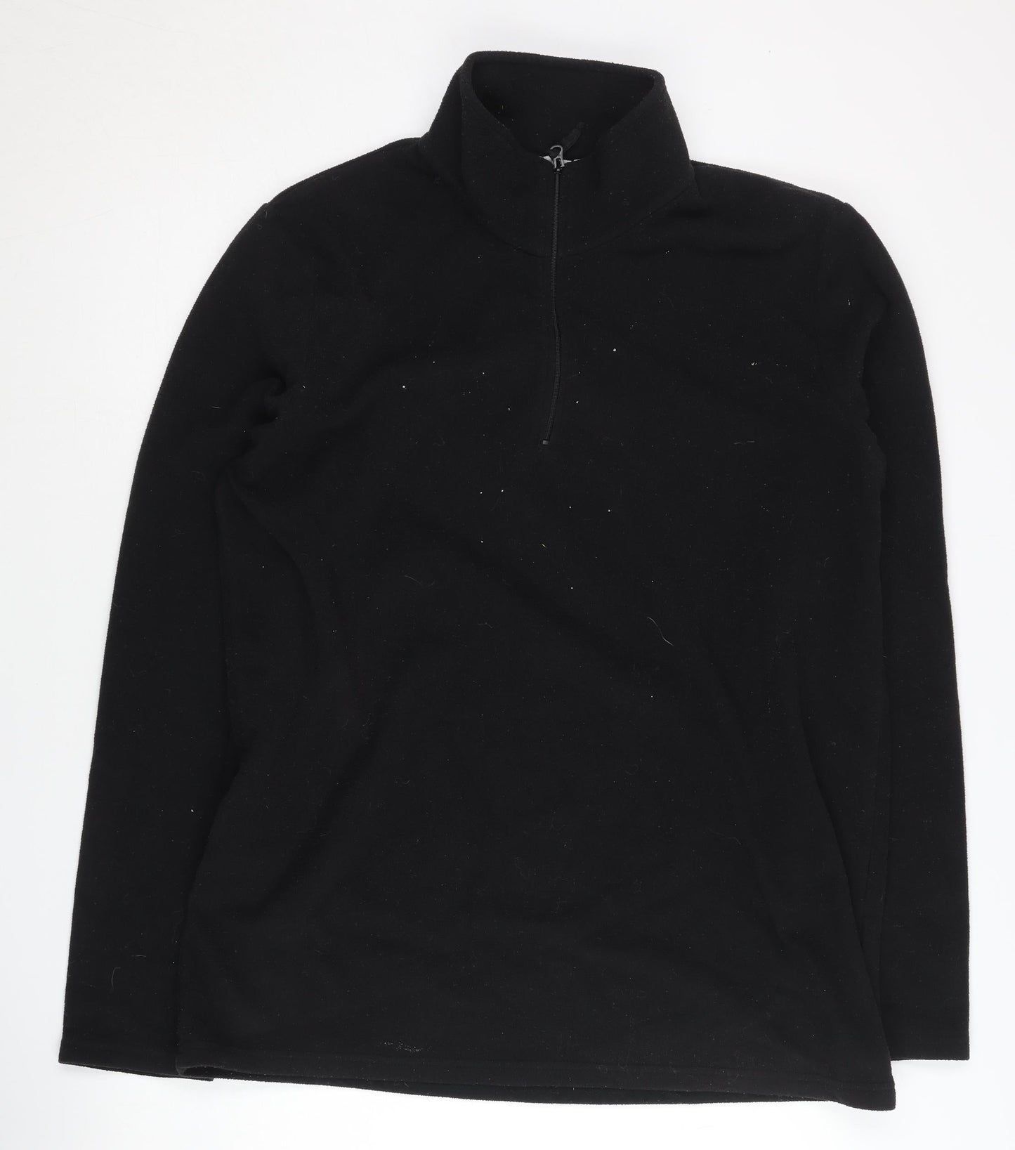 Unisex Adults UK Size L Mountain Warehouse Black Pullover Sweatshirt