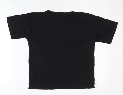 Disney Girls Black Mickey Mouse Graphic T-Shirt - Size 146