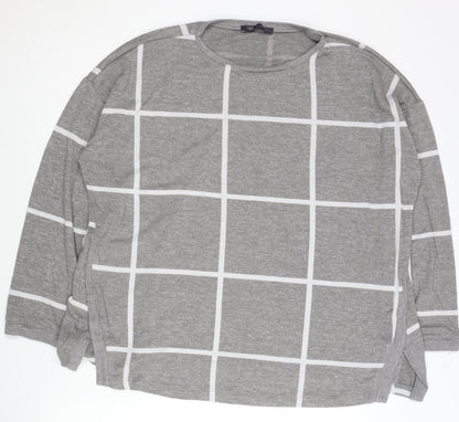 Womens UK Size 20 Marks and Spencer Grey Pullover Jumper