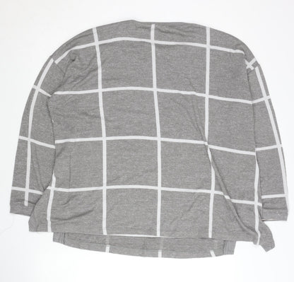 Womens UK Size 20 Marks and Spencer Grey Pullover Jumper