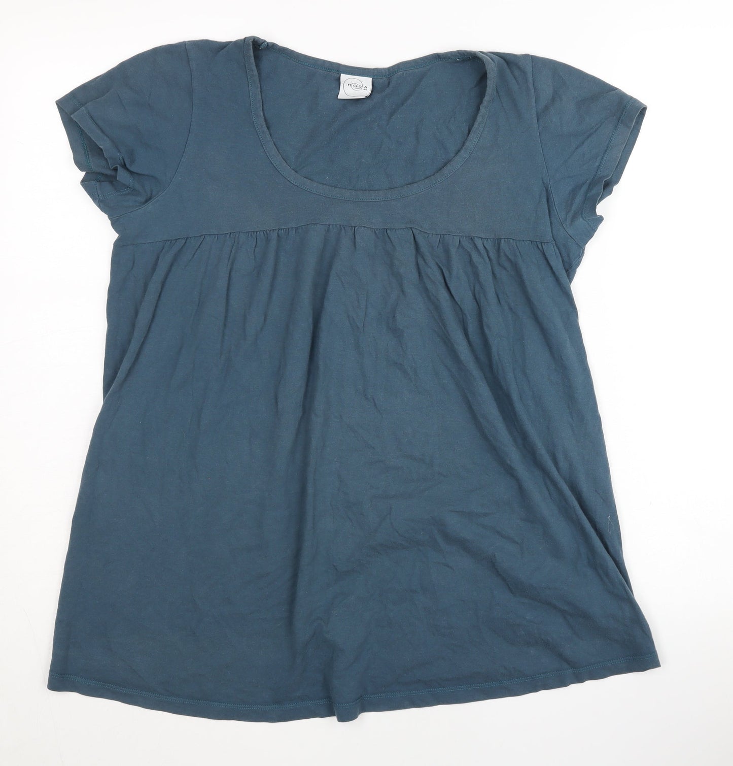 Womens UK Size 14 Mothercare Blue Tunic Blouse