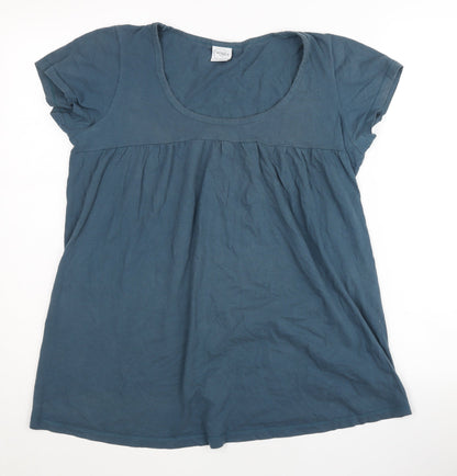 Womens UK Size 14 Mothercare Blue Tunic Blouse