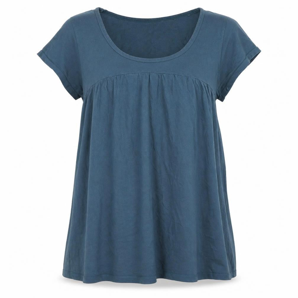 Womens UK Size 14 Mothercare Blue Tunic Blouse