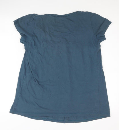 Womens UK Size 14 Mothercare Blue Tunic Blouse