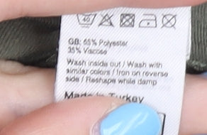 New Look Women's Green Basic T-Shirt Size 6