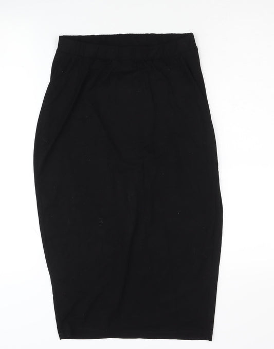 ASOS DESIGN Black Maternity Pencil Skirt