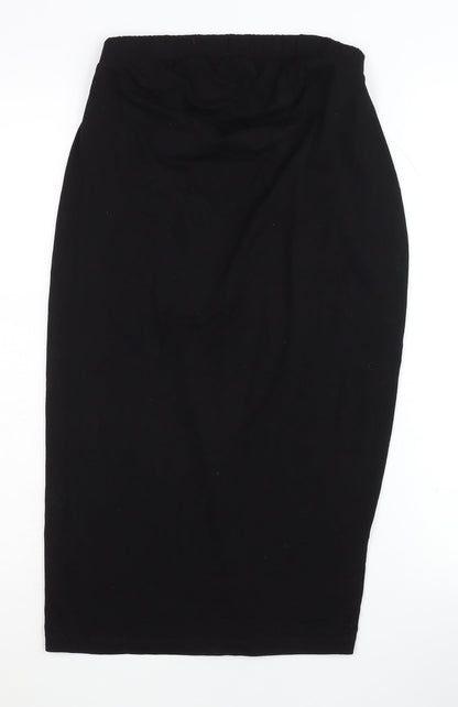 ASOS DESIGN Black Maternity Pencil Skirt