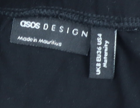 ASOS DESIGN Black Maternity Pencil Skirt