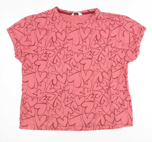 Womens UK Size M Marks and Spencer Pink  T-Shirt
