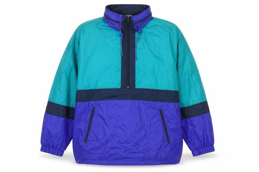 Mens UK Size L San Marco Blue Windbreaker Coat