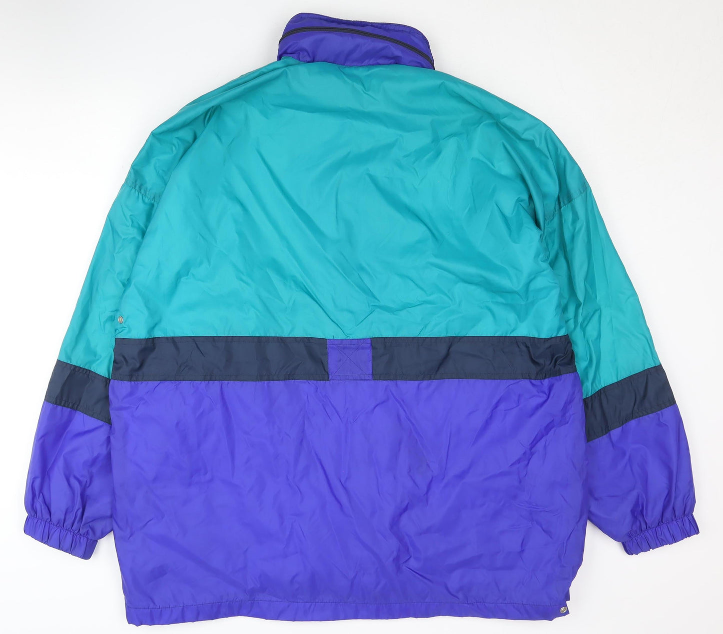 Mens UK Size L San Marco Blue Windbreaker Coat