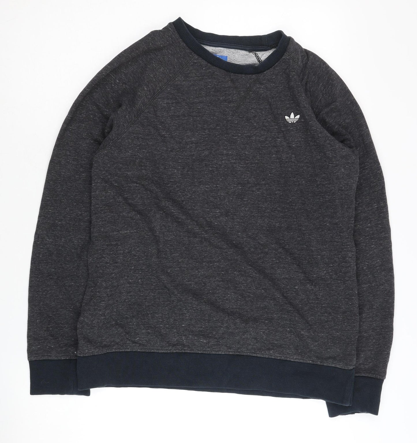 Mens UK Size M adidas Grey Pullover Sweatshirt