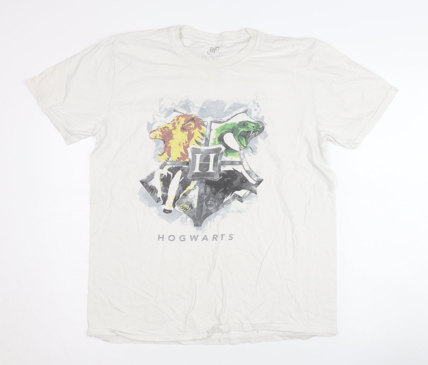 Mens UK Size L Harry Potter White  T-Shirt