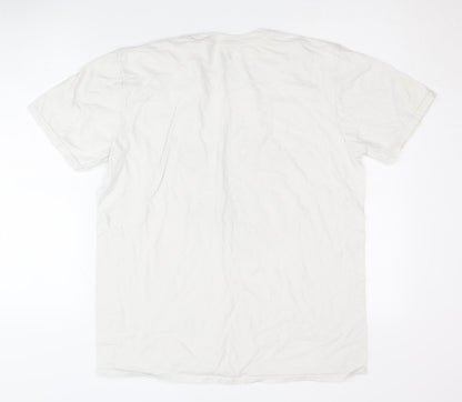 Mens UK Size L Harry Potter White  T-Shirt