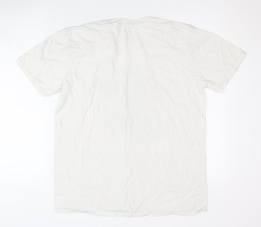 Mens UK Size L Harry Potter White  T-Shirt