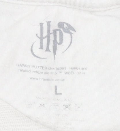 Mens UK Size L Harry Potter White  T-Shirt