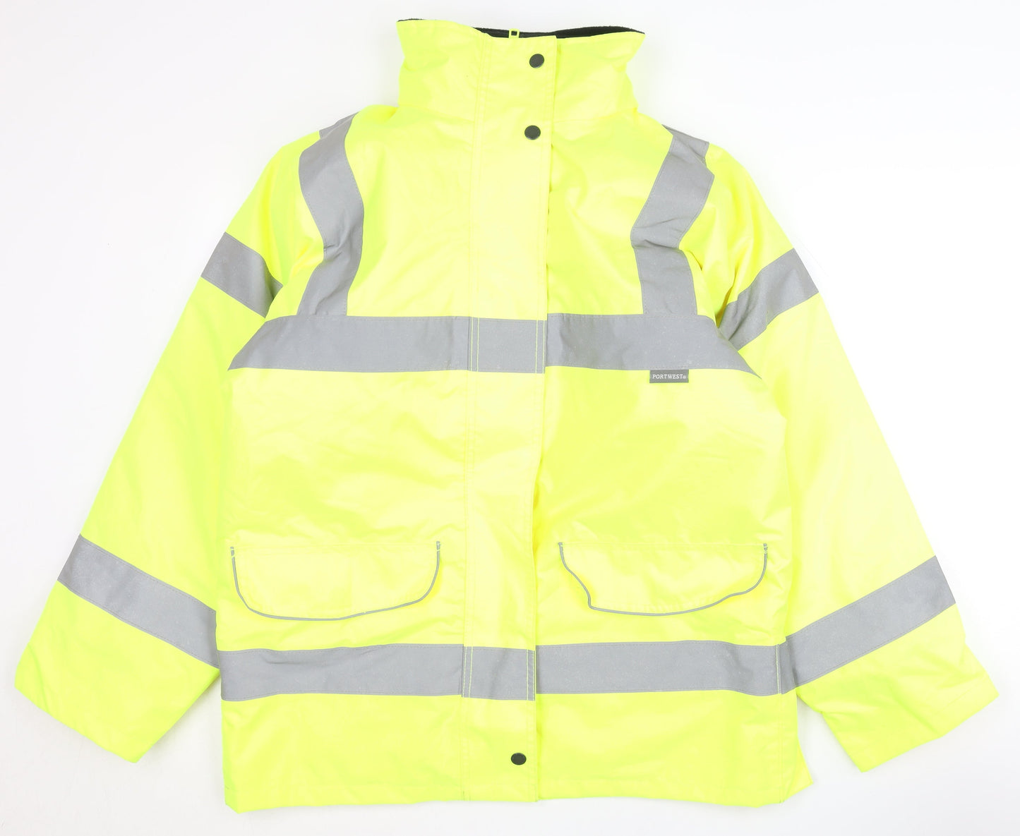 Mens UK Size M Portwest Yellow Rain Coat
